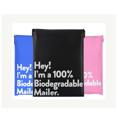 As caixas de presente das crianças dos desenhos animados expressam o correio biodegradável Bags Matte Black Pink de 100%