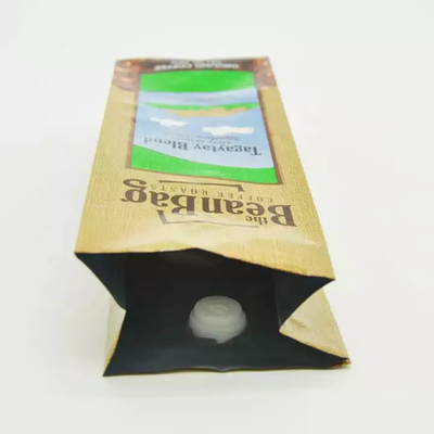 Saco de empacotamento selado da folha de alumínio de feijões de café das porcas do chá do pó do alimento com válvula de ar