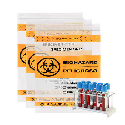 Saco de lixo do Biohazard do polipropileno para a cópia feita sob encomenda clínica