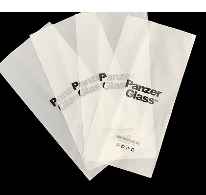 Dos produtos eletrônicos Compostable biodegradáveis do saco liso do PLA PBAT saco liso plástico