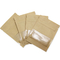 Brown/saco branco do k do papel de embalagem com empacotamento da joia do brinco do alimento da janela