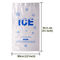 Gelo descartável Lolly Plastic Bags de 10lb 25lb, malote reusável do PNF do gelo