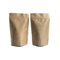 PLA seco autoadesivo dos sacos do empacotamento de alimento do papel de embalagem de Brown biodegradável