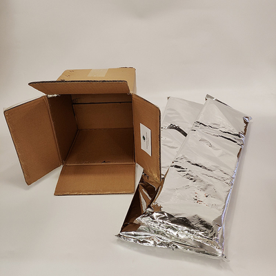 Alimentos congelados Container de embalagem de caixa de transporte isolado de prata