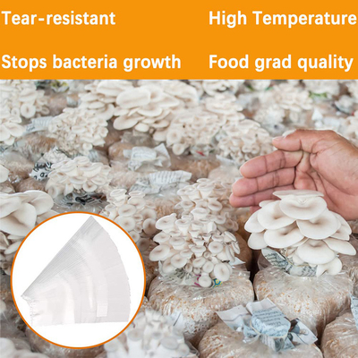 Resistente a lágrimas Forte Durável Fungo Micelio Cultivo Cultivo de cogumelos Cultivo de grãos Sacos de desova