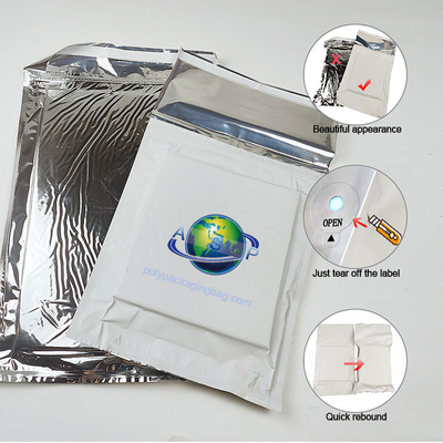 Bolsas de isolamento de espuma espessa Mailer térmico Envelopes metalizados extremamente isolados