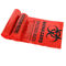 Sacos clínicos vermelhos do desperdício de LLDPE,” sacos de eliminação de resíduos 30*36 médicos